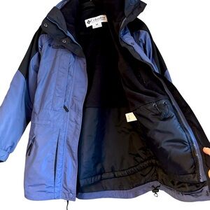 Columbia Blue and Black Ski Jacket